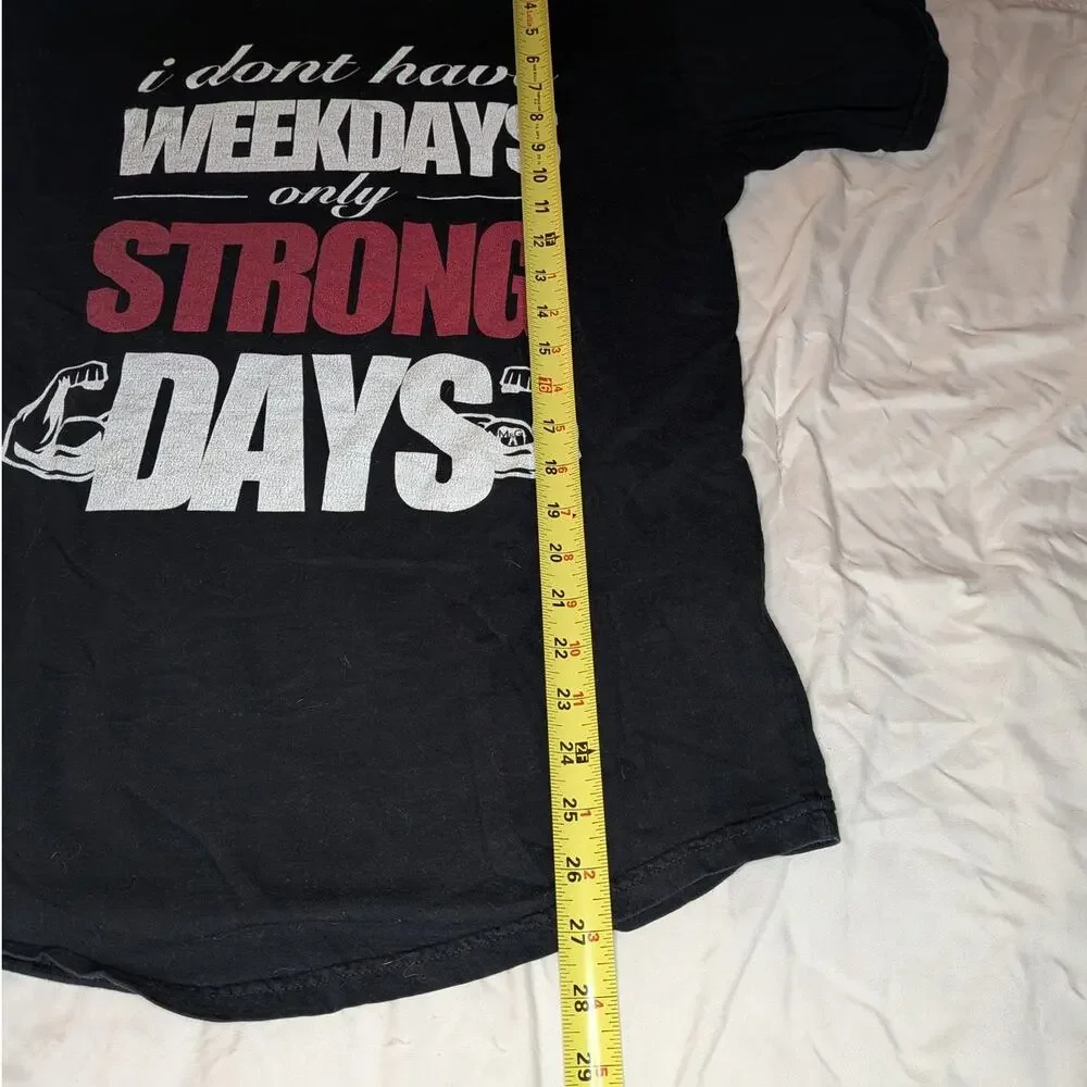 BroScienceLife Strong Days Gym T-Shirt Dom Mazzetti Men's Medium